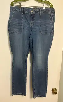 Torrid Boyfriend Straight Vintage Stretch Denim Jeans Size 16 Short