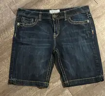 Aeropostale‎ Original Quality Women's Bermuda Shorts 13/14 Dark Wash Juniors