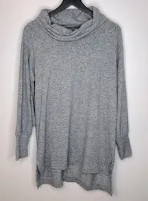 Maeve Anthropologie Grey Cowl Neck Tunic Oversized Sweater Size M‎