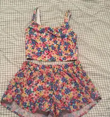 Old Navy Floral Women’s Matching Shorts Set