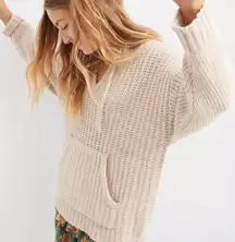 Chunky Street Knit Hoodie Pullover