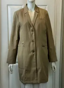 Figs Women's Tan Blazer Coat Size Medium.