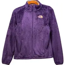 The‎ North Face Womens Jacket Size Small Purple Faux Fur Bomber Comfy Warm Cudly