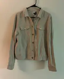 In The Wash 100% Linen Button Down top Women’s Medium | Lightweight Neutral Top