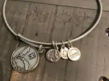 Alex and Ani Pisces Silver-tone Bracelet‎