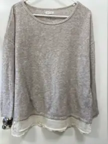 Urban Outfitters silence + noise Small beige crewneck sweater women’s $60