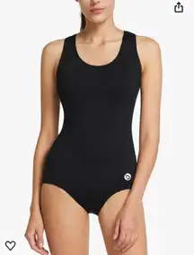 Women's Racerback Athletic One Piece Modest Bathing Suit