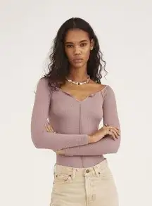 UO seamless waffle bodysuit