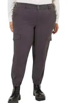 Size 16: Torrid Relaxed Utility Cargo Lightweight Twill Crop Pant