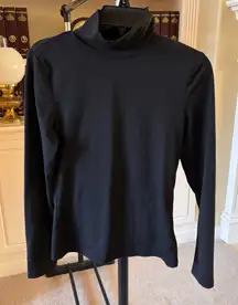 SHEIN Women's Black Turtleneck Shirt Small