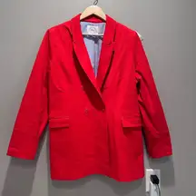 1901 Women's‎ Double Breasted Red Blazer Size 18