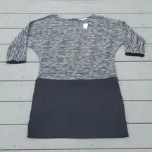 NWT Loft 3/4 Sleeve Marled Top Shift Dress