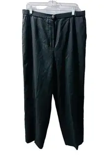 Pendleton  100% Virgin Wool Suit Pants Boot Cut Women's Size 16 Black Suit Work