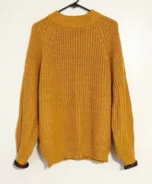Hunt Club Vintage Golden‎ Chunky Cozy Cabin Knit Sweater