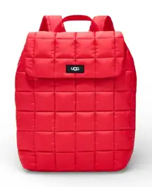 UGG Adaya Backpack Puff Women's Red Quilted Puffer Mini
