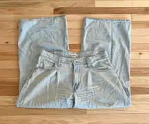 levi’s baggy dad wide leg lightwash jeans