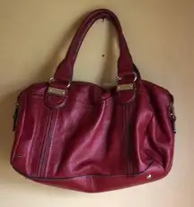 Tignanello Red Leather Purse