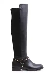NEW  Ramira Black Knee High Boots