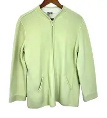 Eileen Fisher Light Green Felted Lambswool Cozy Coatigan Coat Cardigan Size‎ Med