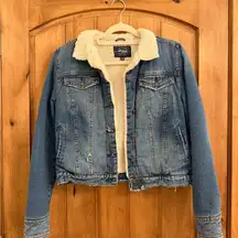 Silver Jeans Cream Sherpa Jacket