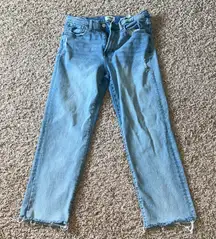 Kensie Light Blue Straight Leg Jeans