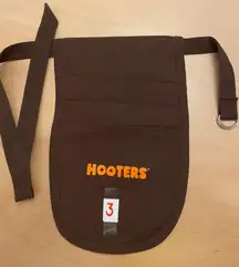 #3 New Women’s Hooters girl Uniform Money Pouch Dark Brown with a Tiny Flaw