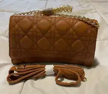 Alyssa Vegan Quilted Crossbody Bag
