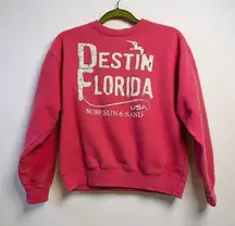 Pacific & Company retro pink Florida‎ tourist sweatshirt S