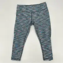 Zella  Leggings‎ Cosmic Space Dye Capri Cropped Size Medium Athletic Workout Run