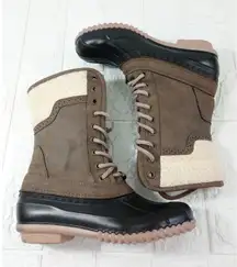 Magellan Outdoors Women's Sweater Collar Duck Boots Size 5B EUC