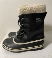 Sorel Women's Winter Carnival Boot Waterproof Black Stone Size 8 US 1855081 Shoe