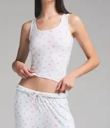 SKIMS Lounge Tank in Cloud Candy Heart - Small