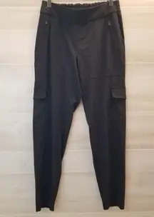 {6} Athleta Chelsea Cargo Jogger Pant Black