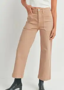 JBD wide left patch pocket jeans