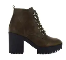 SEVEN7 FOOTWEAR Flatiron Boot Olive Size 9