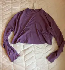 Lululemon Cropped Long Sleeve Shirt