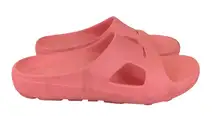 Women's Revitalign Coral Pink Orthopedic Slide Sandal Comfort Slip On 9 Recovery