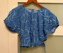 Madewell Puffed Sleeve Crop Top