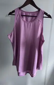 Athletic Tank Top SZ XL Open Back Workout Running Tank Antique Rose