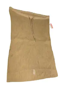 Free People Movement Mini Skirt Tube Top Brown OS NWT Minimalist Neutral Fall