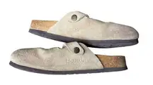 Betula x  - Suede Boston Style Clogs Tan Size 37 (US 6)