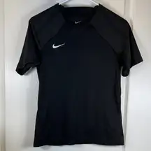 Nike Dri-Fit Black Biking Cycling Short Sleeve Top Size Large EUC #2090