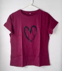 Valentines Heart Shirt, Large