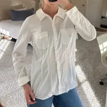 White Button Down Blouse