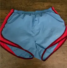 Nike Dri-FIT Running Shorts Blue Raspberry Trim Athletic Womens Size‎ Small