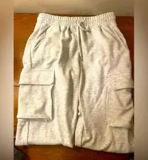 Women’s Zella Grey Cargo Utility Joggers SzSmall SOFT