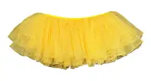 Amscam Adult One Size Yellow Tutu 10" Elastic Waist Costume‎ Ballerina