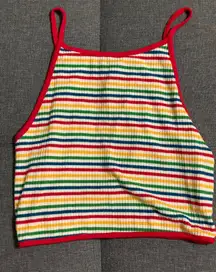 Forever 21 Rainbow Tank Top