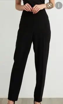 Joseph Ribkoff Black Satin Trouser Pants 8
