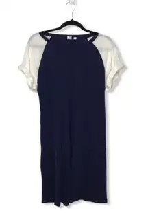 -Baseball style Tee-Dress-Large